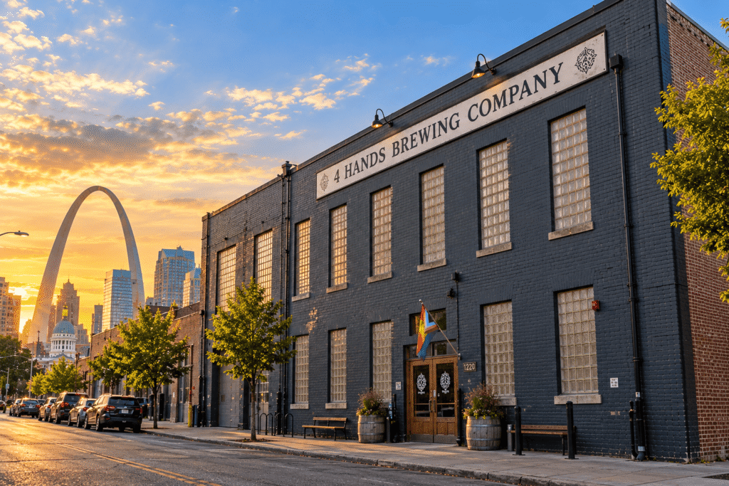 MyStock-4-Hands-Brewery-and-Gateway-Arch-at-Sunset.png